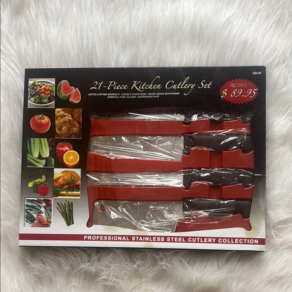 Professional Stainless Steel Cutlery Collection - Black- Brand New